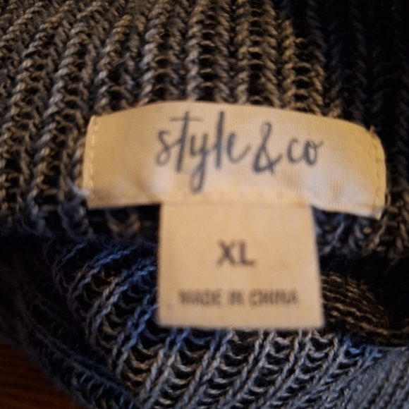 Style&Co cold shoulder sweater size XL - Picture 6 of 7